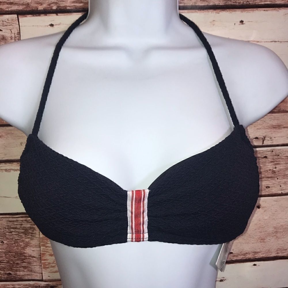 Victoria’s Secret Bandeau Black Red White - Picture 2 of 9